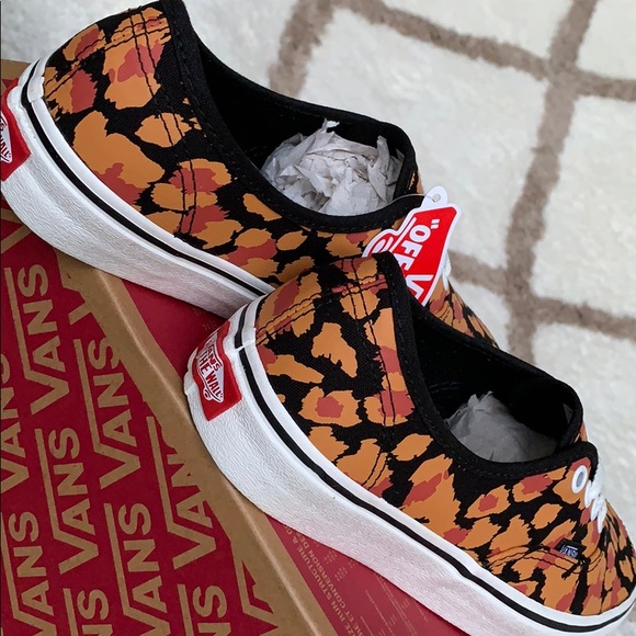 VANS AUTHENTIC LEOPARD BLACK/INCA GOLD Men’s - Picture 11 of 16